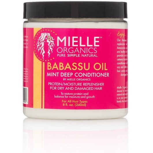 Mielle Organics Babassu Oil and Mint Deep Conditioning Protein/Moistur –  Hattaché Beauty & Lifestyle Goods