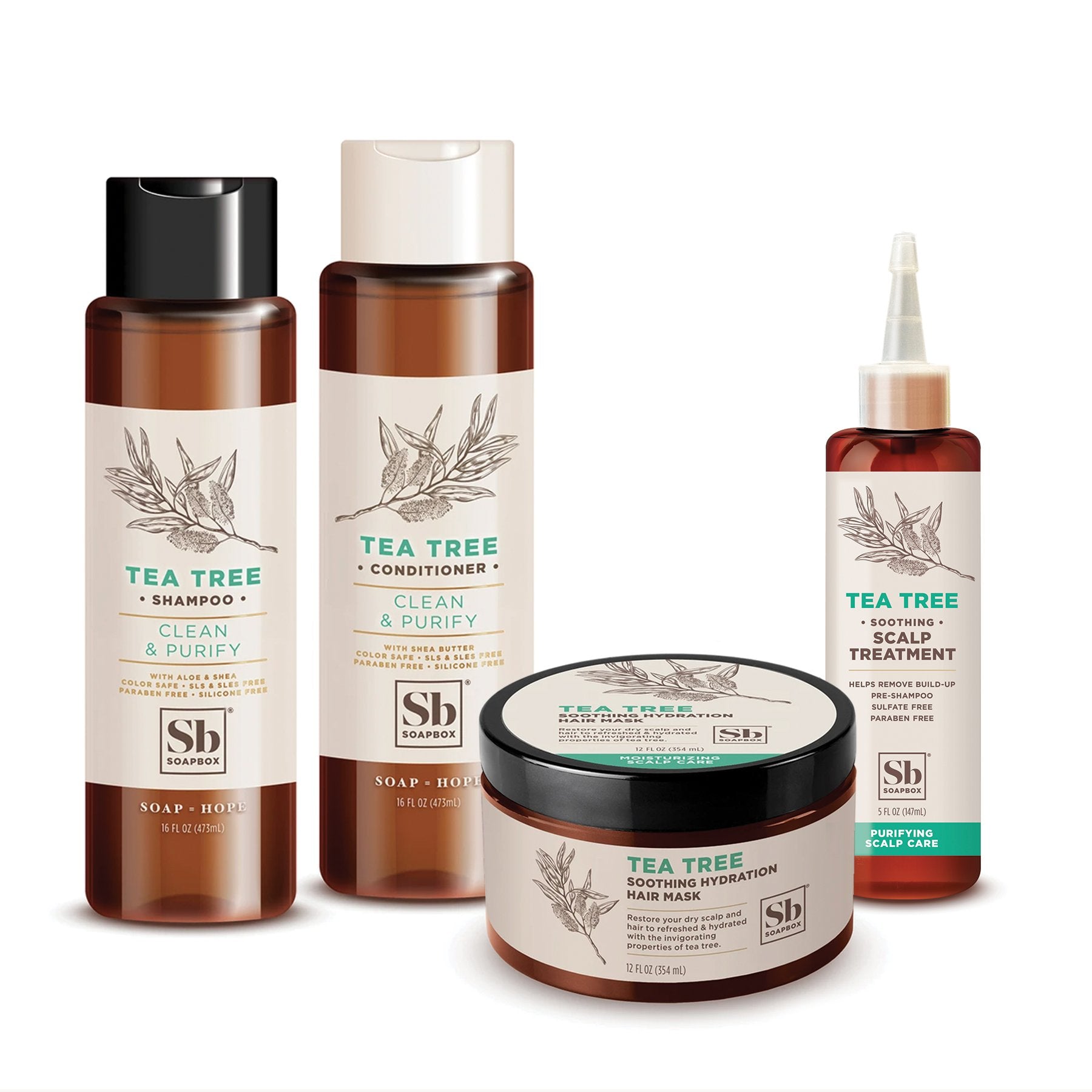 SoapBox Tea Tree Clean Purify Conditioner Hattach Beauty